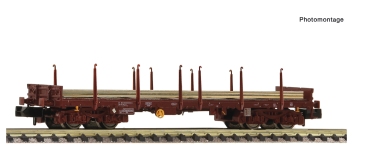 Fleischmann 6660002 - N - Flachwagen mit Schienenprofil-Ladung, FS, Ep. V